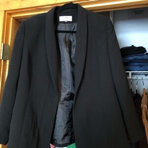 Le Suit Charcoal Blazer 12P